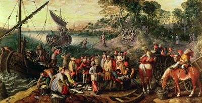 The Miraculous Draught of Fishes by Joachim Beuckelaer